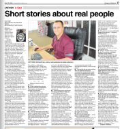 Short stories about real people in Wanganui Midweek PNG